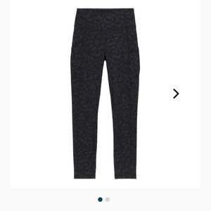Lululemon cheetah print fast and free leggings
